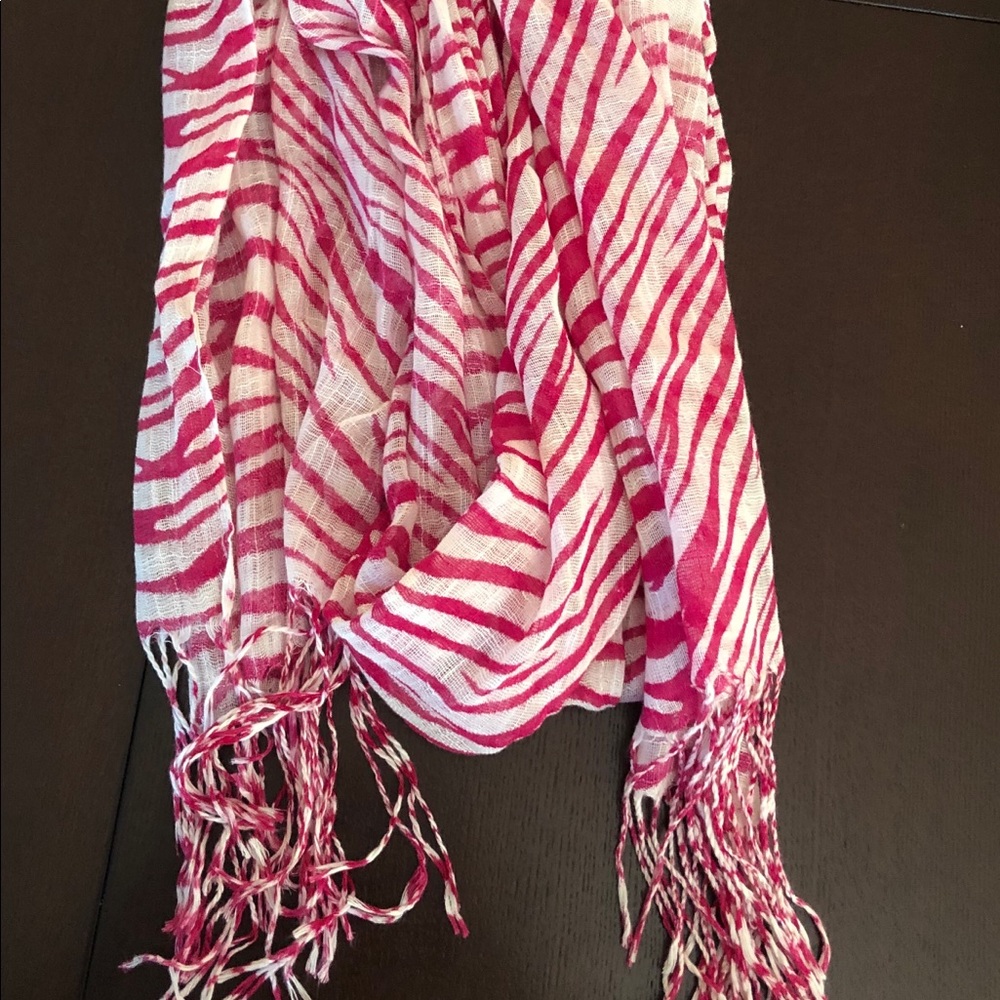 Russia Pink Animal Print Scarf